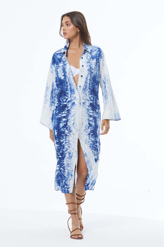 pebble beach maxi dress Pebble Beach Midi X-SMALL / COBALT