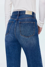 Cassie jeans back view showing Pistola label and structured fit