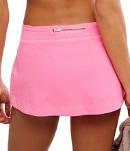 Pink Hot Shot Mini Skort with a wide waistband