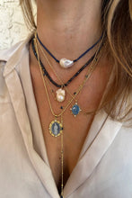 Bezel Gemstone Lariat