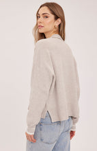 Neutral Tristan V-Neck Sweater