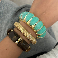 Lyonlee - Resin Statement Cuff Bracelet: 4