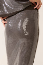 SPARKLE SEQUIN PENCIL SKIRT