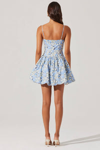 Larissa Floral Bubble Mini Dress
