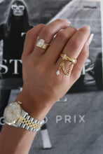 CHANSUTTPEARLS - KATIE RING: Gold / 7
