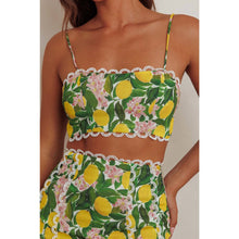 Floral Crop Top And Skirt Set