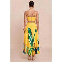 Luxxel - PARADISE PLEATED SKIRT SET: AMBER MULTI / S-M-L(2-2-2)