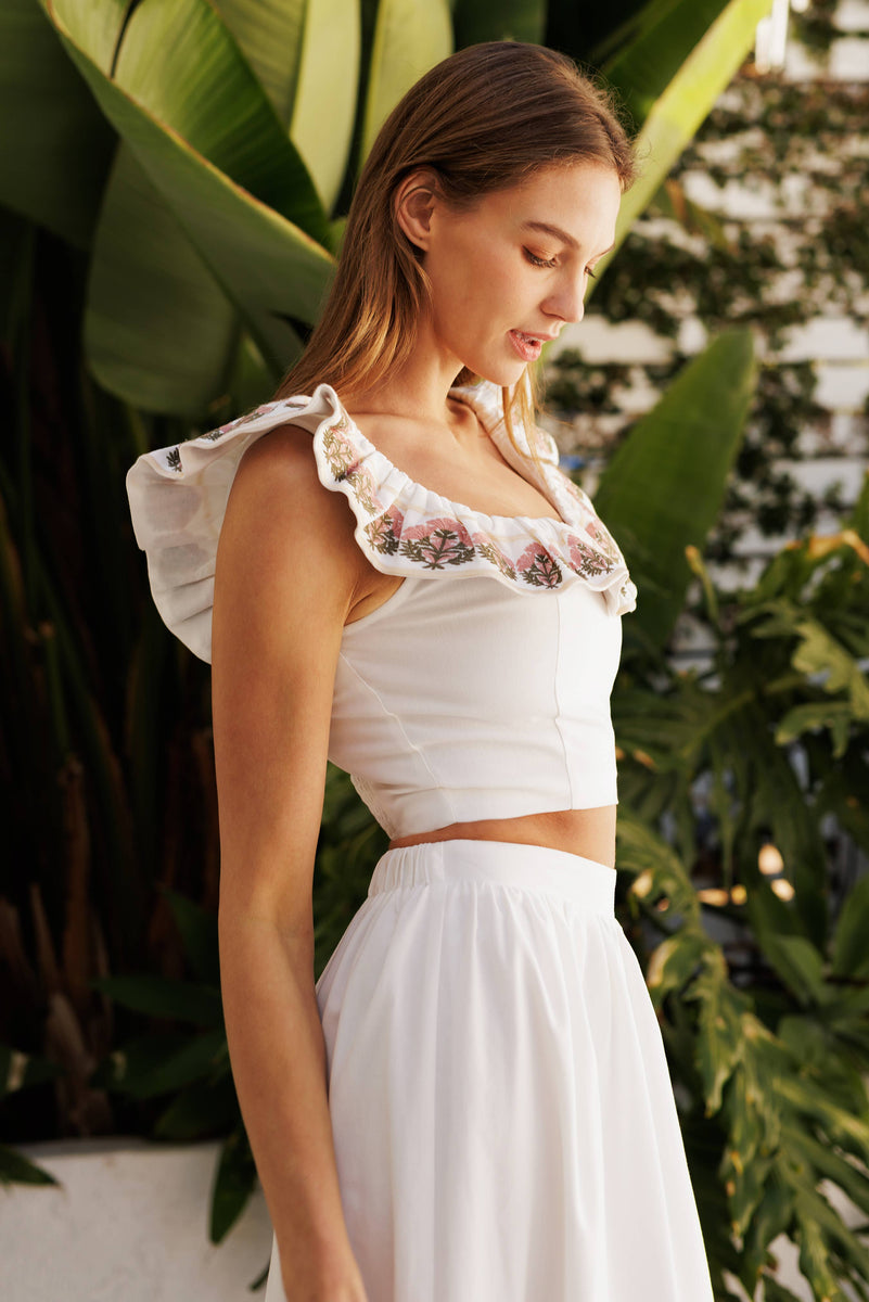 Gaia Embroidered Top