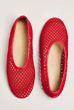 Marta Mesh Ballet Flats by Matisse in Red