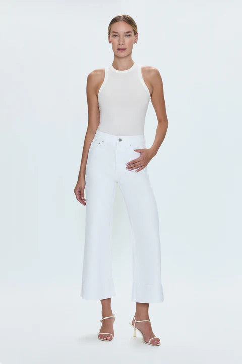 Lana Crop Cuffed Wide Leg