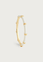 Anabel Aram Bamboo Hinged Bangle – refined gold bracelet with hidden clasp