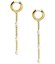 Lisi Lerch - Moonlit Drop Hoop Earring - 18k Gold Plated - Jess Fay Collection - WS
