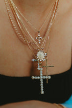 Vivian Pearl Cross Necklace