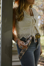 Bloomin' Bronc Western Cowgirl Silk Twilly
