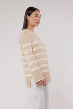 matty m stripe long sleeve sweater