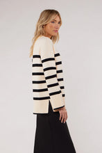 ivory elliot stripe sweater
