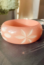 Pink acrylic bangle