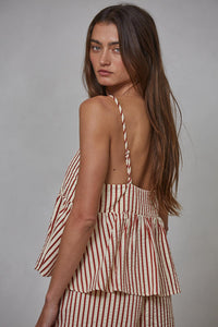 Ellah Striped Peplum