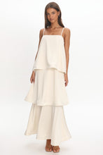 Layered Flowy Maxi Dress, Ivory