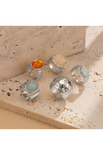 Lyonlee - Chunky Ring Set with Gemstones: 1