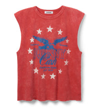 Johnny Cash American Rebel tank with faded rock aesthetic and relaxed fit