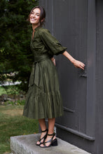 Model wearng the Becca Dress from Bella Tu