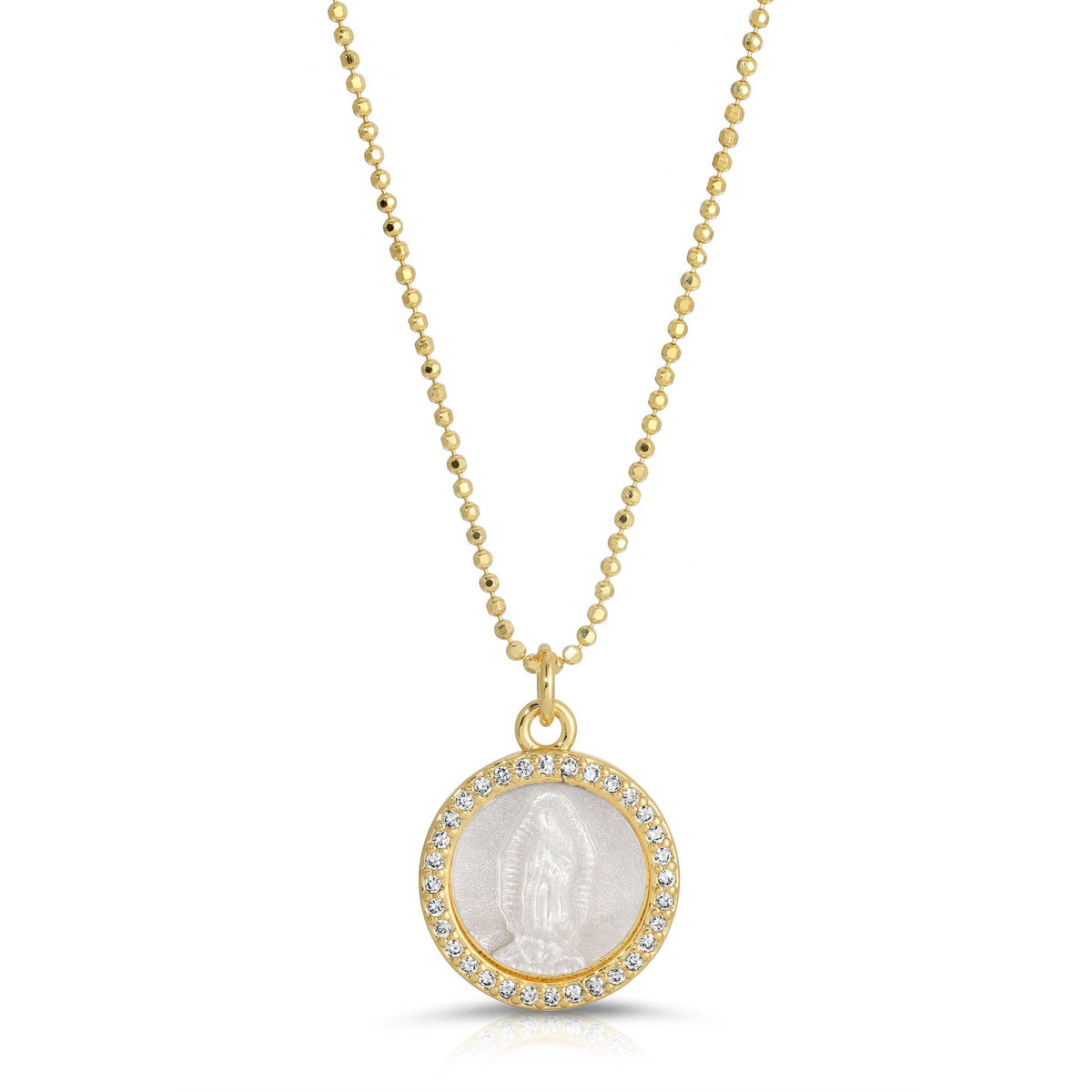 Petite Mother Mary Necklace
