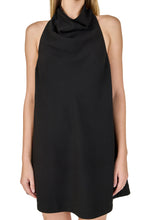 Noir Mini Halter Dress