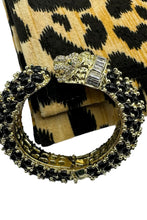single leopard bracelet black