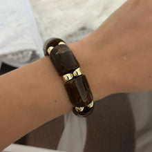 Lyonlee - Resin Statement Cuff Bracelet: 4