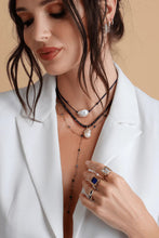 Bezel Gemstone Lariat