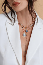 Bezel Gemstone Lariat