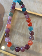 Multi Quartz Ball Bead Necklace 