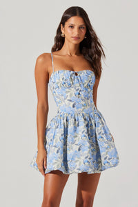 Larissa Floral Bubble Mini Dress