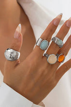 Lyonlee - Chunky Ring Set with Gemstones: 3