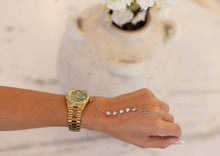 CHANSUTTPEARLS - BLING HAND CHAIN: GOLD