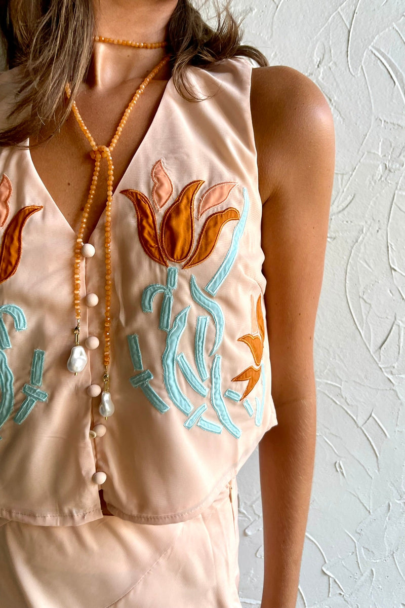 Beaded Wrap Necklace | Preorder