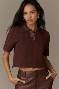 Model wearing the Delphine Top