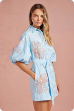 Hibiscus Mini Shirt Dress