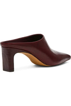 Jamason Leather Heeled Mule