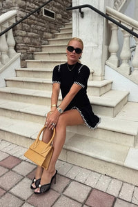 Romilla Stitch Mini Dress