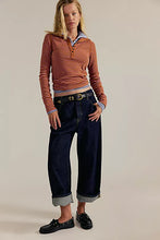 Lake Henley Stripe Top