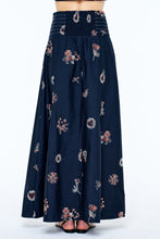 Azora EMB Topstitched Maxi Skirt