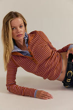 Lake Henley Stripe Top
