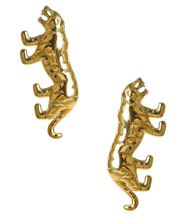 Lisi Lerch - Tiger - Stud Earring - 18k Gold Plated - WS
