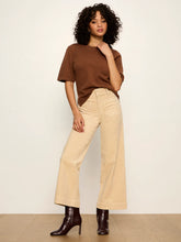 Brown Perfect Sweater Tee with short sleeves