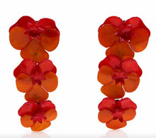 Michael Nash Jewelry - Meadow Orange Drop Floral Earrings