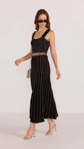 Celia Lurex Striped Top