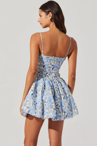 Larissa Floral Bubble Mini Dress