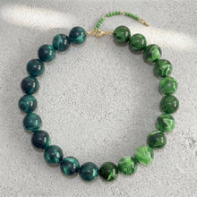 Lyonlee - Multicolor Oversized Beaded Statement Necklace: 6